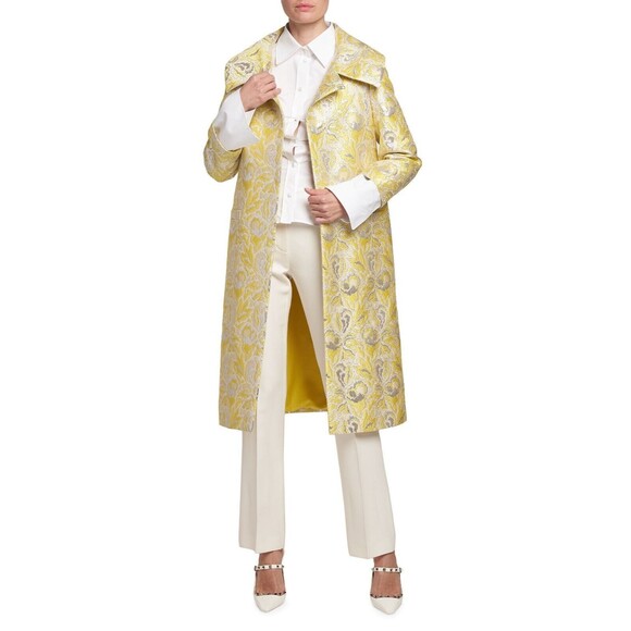 Valentino Jackets & Blazers - $7000 Valentino Iris Women's Floral Brocade Coat Jacket Size 40 / US 4 - Italy